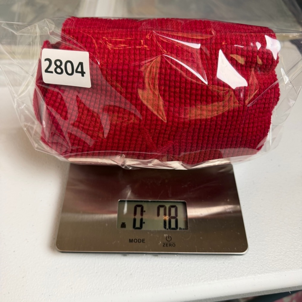 American Eagle Waffle Thermal Top Red Y2K 2010 Bella Swan Elena Gilbert M‎ - Picture 15 of 15